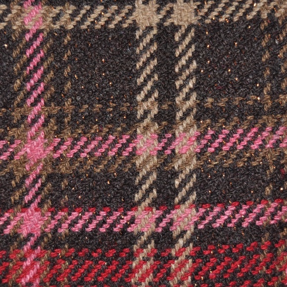 GAP Kids Metallic Plaid Wool Blend Tweed Jacket - Picture 2 of 6